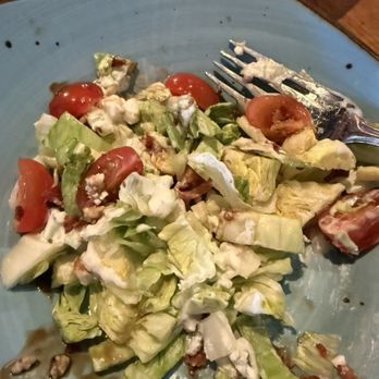OPAH Seafood Grill - Wedge salad that we had chopped. - New American Near Me - Aliso Viejo, California OPAH Seafood Grill - Wedge salad that we had chopped. - New American Near Me - Aliso Viejo, California