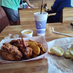 J's Dairy Inn - White Meat Meal, JoJo Fries, Coleslaw, Roll, and Coke Zero