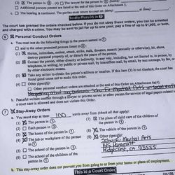 Schu-Fu Martial Arts - Restarting order filed by Fawn Martinez despite never having been to her business. And it clearly states I could go to and from my home.