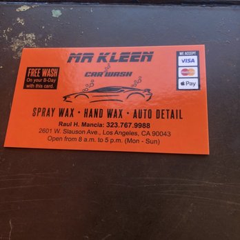 Mr Kleen Hand Wash - Car Wash Near Me - Los Angeles, California Mr Kleen Hand Wash - Car Wash Near Me - Los Angeles, California