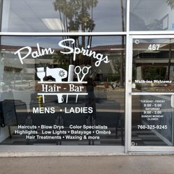 Palm Springs Hair Bar - Women & men. Cut-color-blowdry