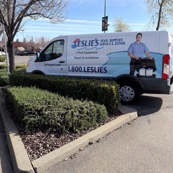 Leslie's Pool Supplies - At home pool services van - Hot Tub & Pool Near Me - Sacramento, California Leslie's Pool Supplies - At home pool services van - Hot Tub & Pool Near Me - Sacramento, California