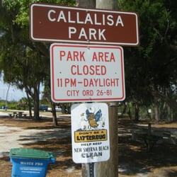 Callalisa Park - Easy to miss the little sign
