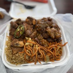 Mr You Chinese Food - Combination plate - $11.99