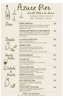 Menu photo 1 Azure Pier Cafe Brentwood Bay, BC