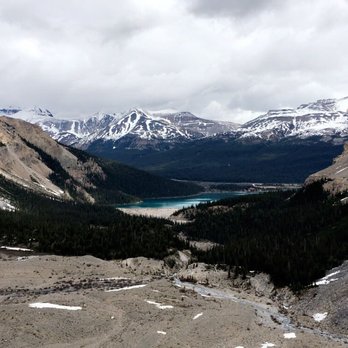 Bow Lake - Looking back on Bow Lake - Lakes Near Me