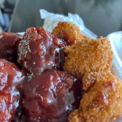 Di-Vine Plant Based Cuisine - BBQ & Plain cauliflower bites