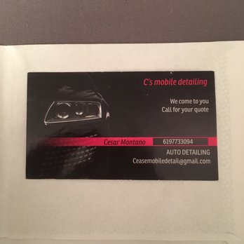 C's Mobile Detailing - Contact info - Auto Detailing Near Me