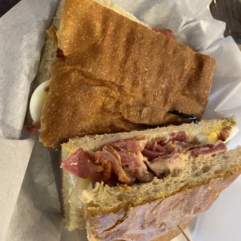 Toasted - Breakfast pastrami sandwich - Coffee & Tea Near Me - Montrose, California