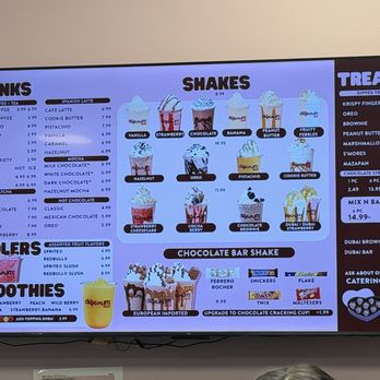 Chocolate Bash - Menu as of 09.18.26 - Coffee & Tea Near Me - Long Beach, California