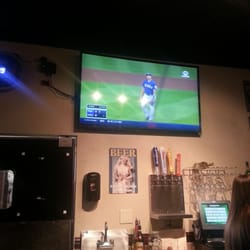 The Break Room Bar & Grill - They've got sports at all times!! Watch the games here a lot!!