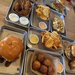 The Rub Chicken & Beer - Tenders, fries, Mac & cheese, hot chicken, hush puppies