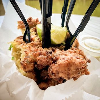 Alabama Jack's - Conch Fritters-yum! - Seafood Near Me - Key Largo, Florida