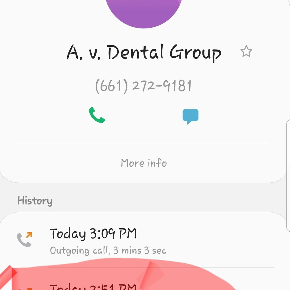 Antelope Valley Dental Group - Me calling back to back and yes they do keep you on hold for more than 5 min but Jennifer said that was not true. But here it is. - Cosmetic Dentists Near Me - Palmdale, California