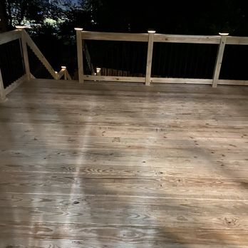 DJ Fence - This is the deck from the door - Fences & Gates Near Me