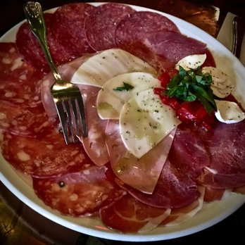 D'Parma Restaurant - AFFETTATI MISTI: Parma prosciutto, Capicola, mortadella, salami, soppressata, mozzarella, provolone, roasted peppers, basil ($10.95) - Italian Near Me - Winthrop, Massachusetts