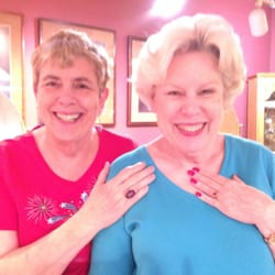 What a great time for sisters Mary and Ann as they chose beautiful  antique rings!