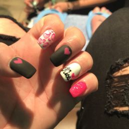 Jaime nailed it on these valentines nails Jaime nailed it on these valentines nails