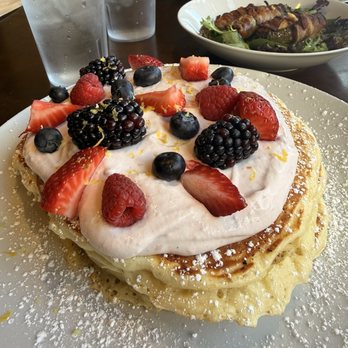 Branch Breakfast - Seasonal berries and cream pancakes. - Breakfast & Brunch Near Me - Fresno, California Branch Breakfast - Seasonal berries and cream pancakes. - Breakfast & Brunch Near Me - Fresno, California