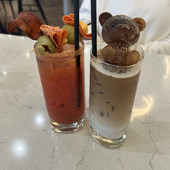 The Brunch District - Bloody Mary and Carmel ice coffee - Breakfast & Brunch Near Me - Colleyville, Texas The Brunch District - Bloody Mary and Carmel ice coffee - Breakfast & Brunch Near Me - Colleyville, Texas