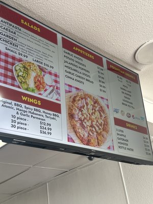 Menu photo 1 Atomic Pizza La Habra, CA