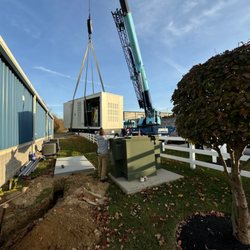 Long Electric - Setting this big boy down in it's permanent location.