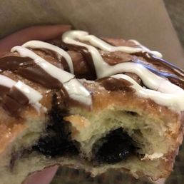 Inside of the Seasonal Chocolate Fudge Cronut