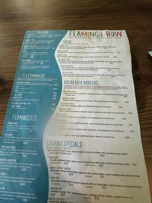 Menu photo 1 Flamingo Row Paducah, KY Menu photo 1 Flamingo Row Paducah, KY