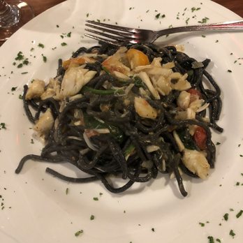 La Tavola - Spaghetti Neri al Granchio - Italian Near Me - Baltimore, Maryland