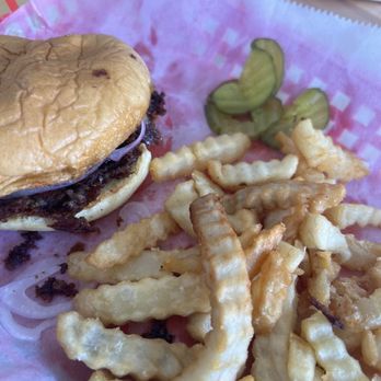 Joyland - Double Joyburger with crinkle fries - Burgers Near Me - Birmingham, Alabama Joyland - Double Joyburger with crinkle fries - Burgers Near Me - Birmingham, Alabama