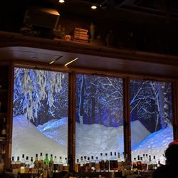 Ski Lodge - It's snowing!
