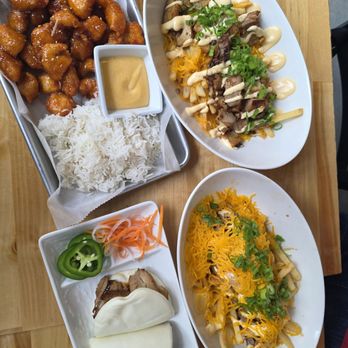 Bowl Ninety-One - Happy belly buns, bulgogi kimchi fries, street popcorn chicken (korean style w/ rice), loaded chashu fries - Pan Asian Near Me - Appleton, Wisconsin Bowl Ninety-One - Happy belly buns, bulgogi kimchi fries, street popcorn chicken (korean style w/ rice), loaded chashu fries - Pan Asian Near Me - Appleton, Wisconsin