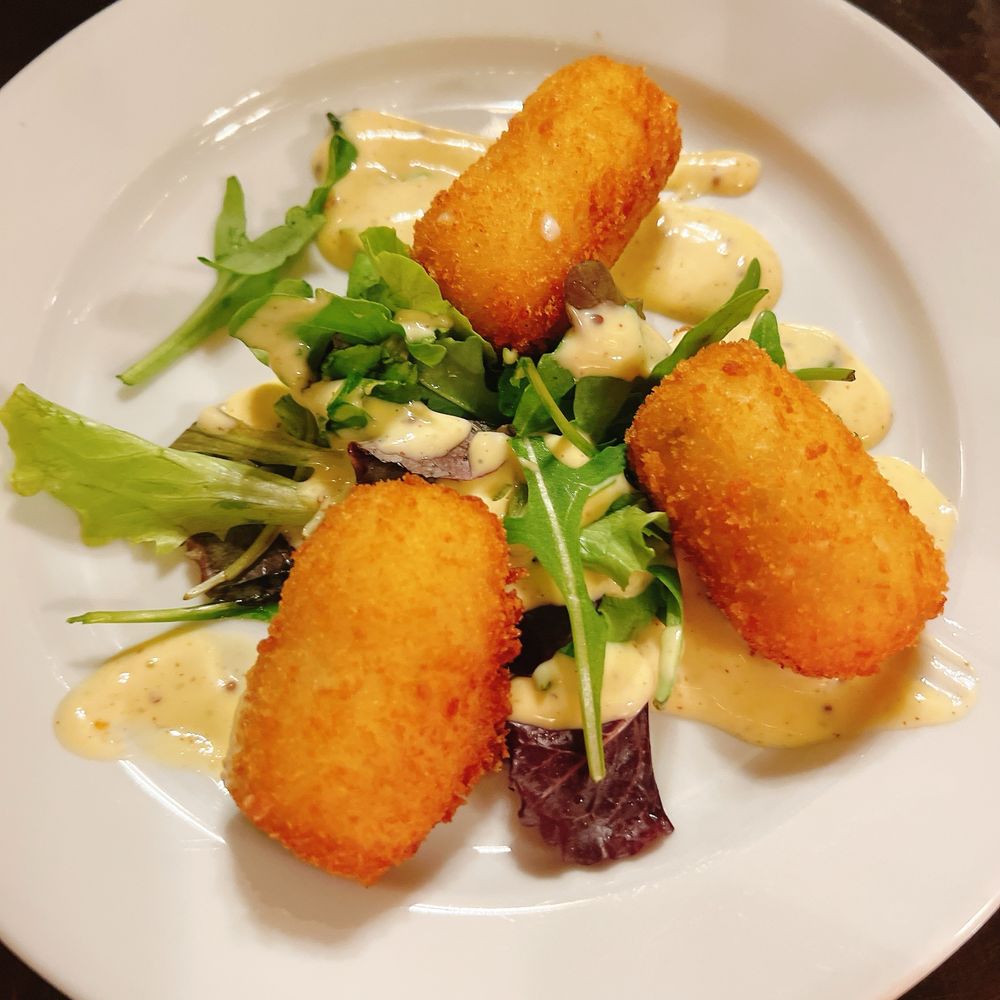 The Pantry - Dutch goat cheese croquettes (3) - Modern European Near Me - Amsterdam, New Hampshire The Pantry - Dutch goat cheese croquettes (3) - Modern European Near Me - Amsterdam, New Hampshire