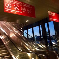 Provigo - The entrance with three escalators, one going up, one for your shopping cart and one going down