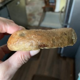 Cinnamon raisin side Cinnamon raisin side