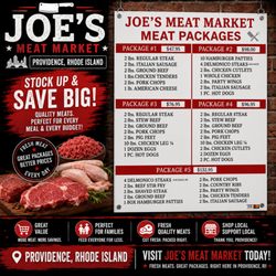 Joe's Meat Market - MEAT PACKAGES