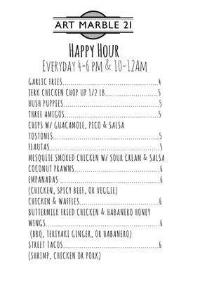 Menu photo 5 Art Marble 21 Seattle, WA