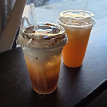 Cast Iron Pizza - Apple Irish cream soda and apple lemonade - Pizza Near Me - Lynchburg, Virginia Cast Iron Pizza - Apple Irish cream soda and apple lemonade - Pizza Near Me - Lynchburg, Virginia