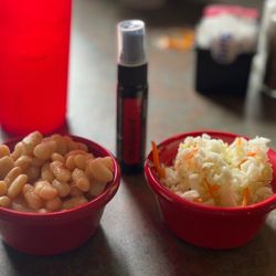 Fish Camp Restaurant - White beans and vinegar coleslaw