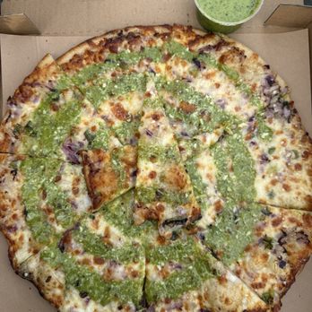 Cheese Board Pizza - Four cheese, grilled onion, and pesto pizza -- the daily special - Pizza Near Me - Berkeley, California