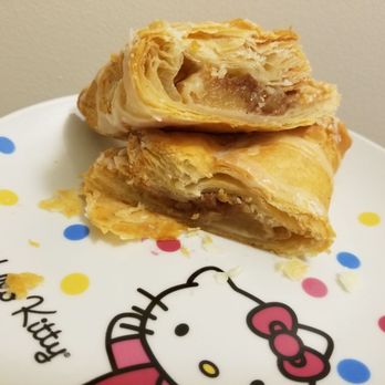 Baker Dudes - Inside of the apple turnover... very flakey! - Bakeries Near Me - Kailua, Hawaii Baker Dudes - Inside of the apple turnover... very flakey! - Bakeries Near Me - Kailua, Hawaii