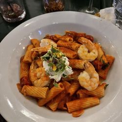 The Parker House - Rigatoni w added shrimp