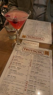 Menu photo 1 Protocol Amherst, MA