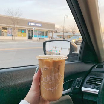 Sabbath Coffee Roasters - Iced oat milk latte - Coffee & Tea Near Me - Clawson, Michigan