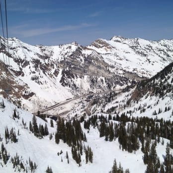 Snowbird - What it looks like in April - Ski Resorts Near Me - Snowbird, Utah