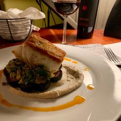 The Oxford House Inn Gourmet Restaurant - Halibut... perfectly crisped