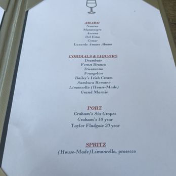 Mystico 802 - menu - Italian Near Me - Manchester, Vermont