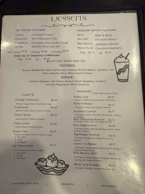Menu photo 7 The Soda Shop Davidson, NC Menu photo 7 The Soda Shop Davidson, NC