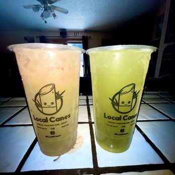 Local Canes - Regular sugar cane & mix of strawberry & lychee - Juice Bars & Smoothies Near Me - Oceanside, California Local Canes - Regular sugar cane & mix of strawberry & lychee - Juice Bars & Smoothies Near Me - Oceanside, California
