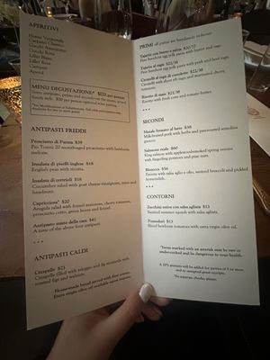 Menu photo 1 Cascina Spinasse Seattle, WA Menu photo 1 Cascina Spinasse Seattle, WA